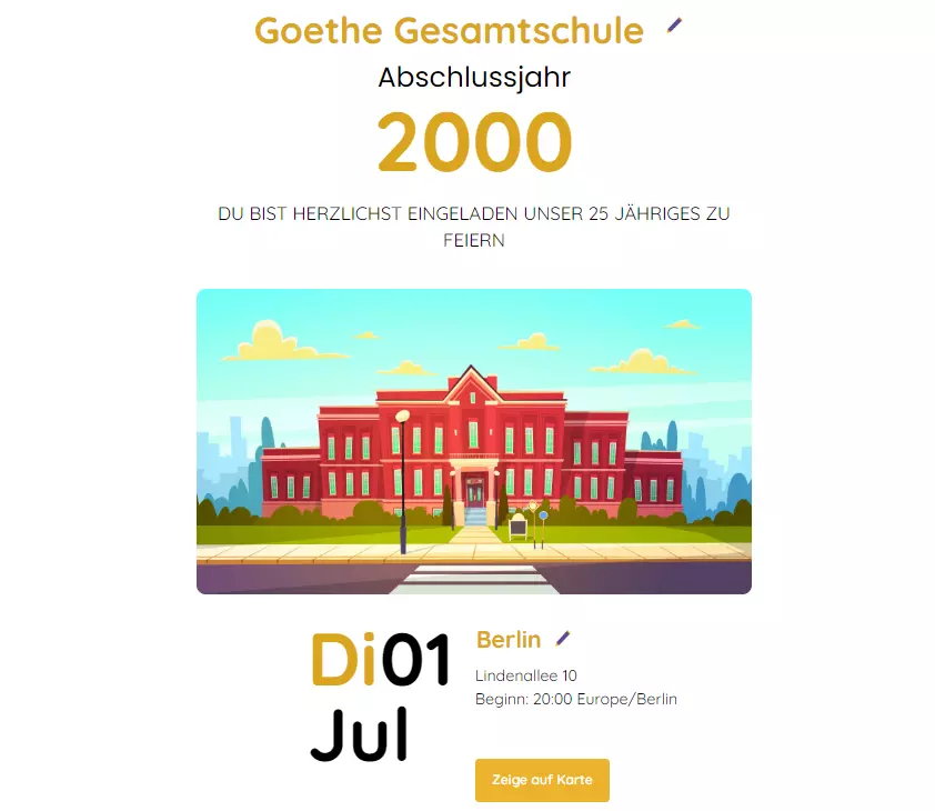 create your event
